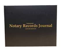 NRB-LGR-HC - Professional Notary Records Journal. Ledger Edition<br>Hard Cover<br>for New York