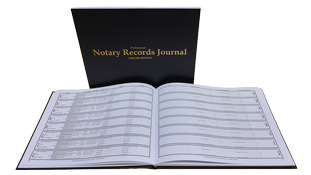Professional Notary Records Journal. Ledger Edition<br>Hard Cover<br>for New York